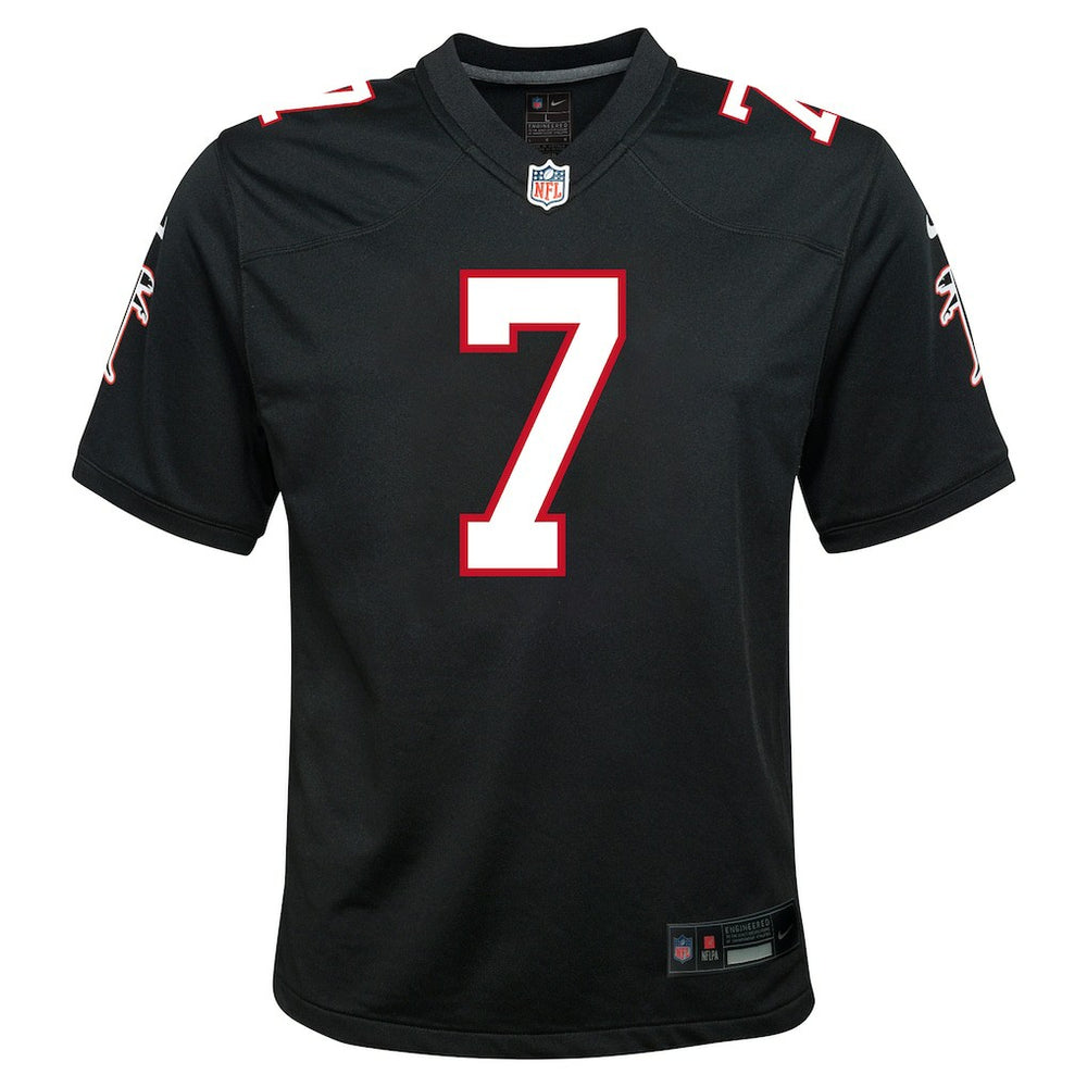 Bijan Robinson Atlanta Falcons Youth Game Jersey - Black discount