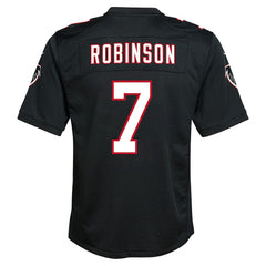 Bijan Robinson Atlanta Falcons Youth Game Jersey - Black discount
