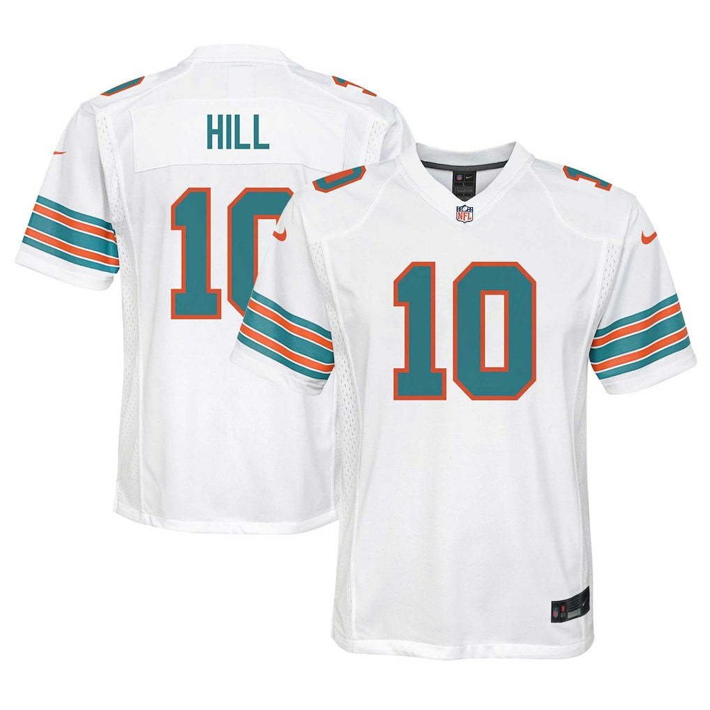 Tyreek Hill Miami Dolphins Youth Game Jersey - White online