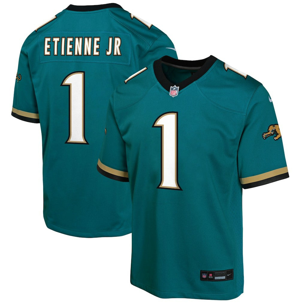 Travis Etienne Jacksonville Jaguars Youth Game Jersey - Teal for sale