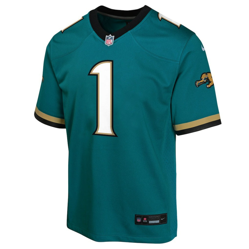 Travis Etienne Jacksonville Jaguars Youth Game Jersey - Teal for sale
