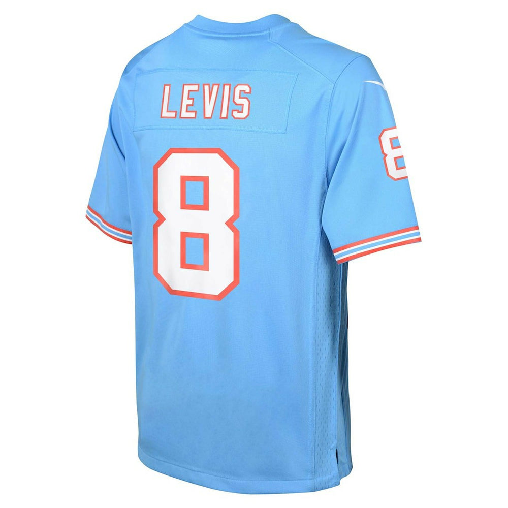 Will Levis Tennessee Titans Youth Game Jersey - Light Blue discount