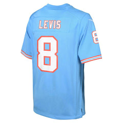 Will Levis Tennessee Titans Youth Game Jersey - Light Blue discount