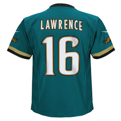 Trevor Lawrence Jacksonville Jaguars Preschool Prowler Throwback Player Game Jersey - Teal discount