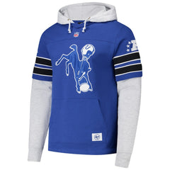 Indianapolis Colts '47 Throwback Double Header Blitz Cornerback Hoodie - Royal cheap