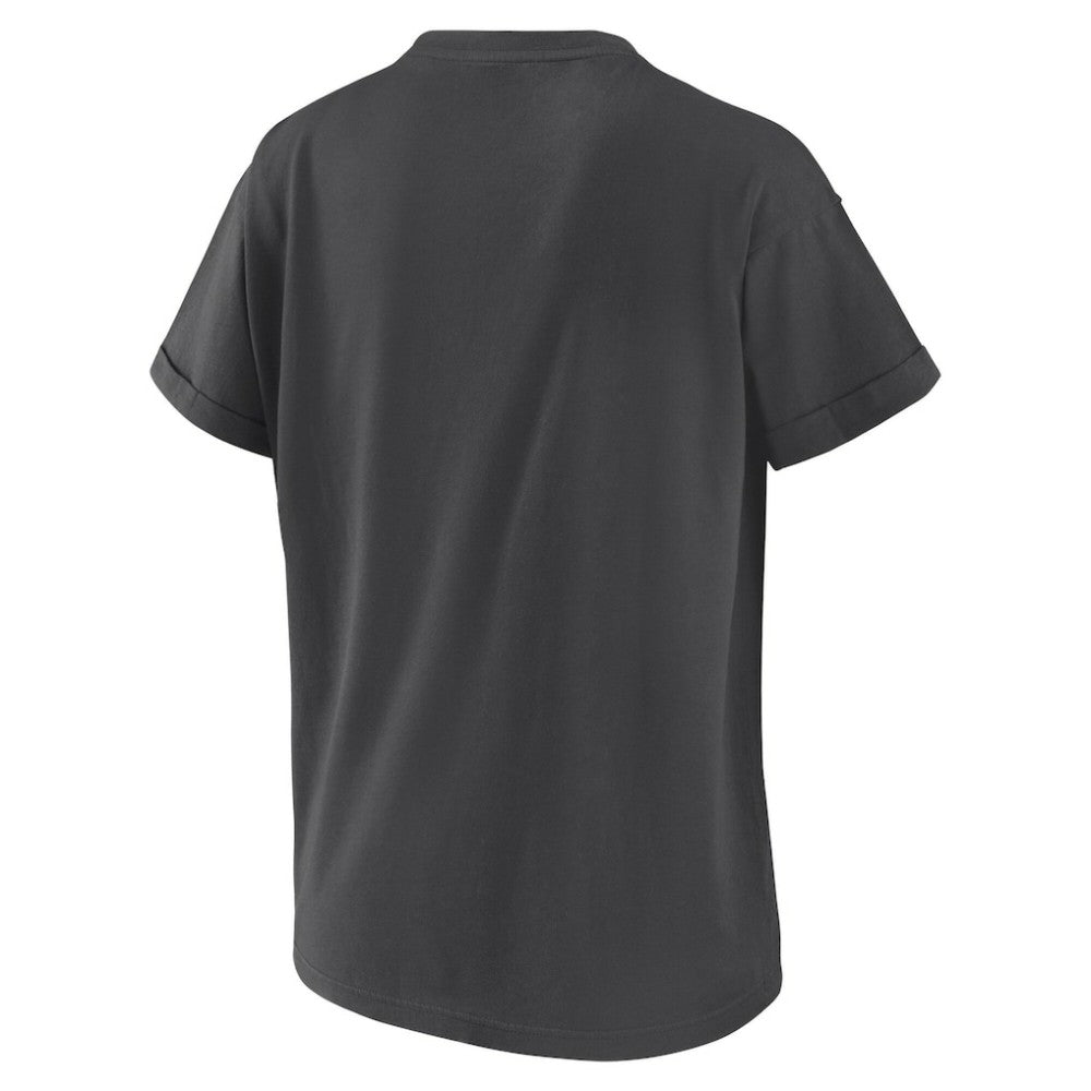 Baltimore Orioles WEAR by Erin Andrews Women's Domestic Box Color Boyfriend T-Shirt Charcoal