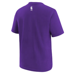 Phoenix Suns Youth 2025/26 City Edition Essential Logo T-Shirt - Purple sale