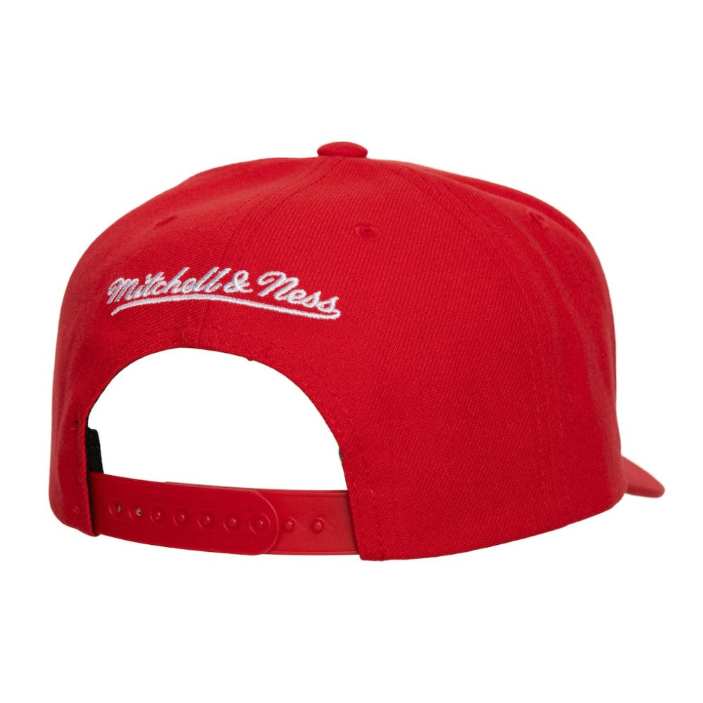 Calgary Flames Mitchell & Ness Core Team Ground Pro Adjustable Hat - Red Hats