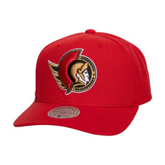 Ottawa Senators Mitchell & Ness Core Team Ground Pro Adjustable Hat - Red Hats