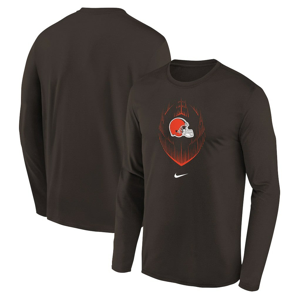 Cleveland Browns Preschool Legend Icon Long Sleeve T-Shirt - Brown discount