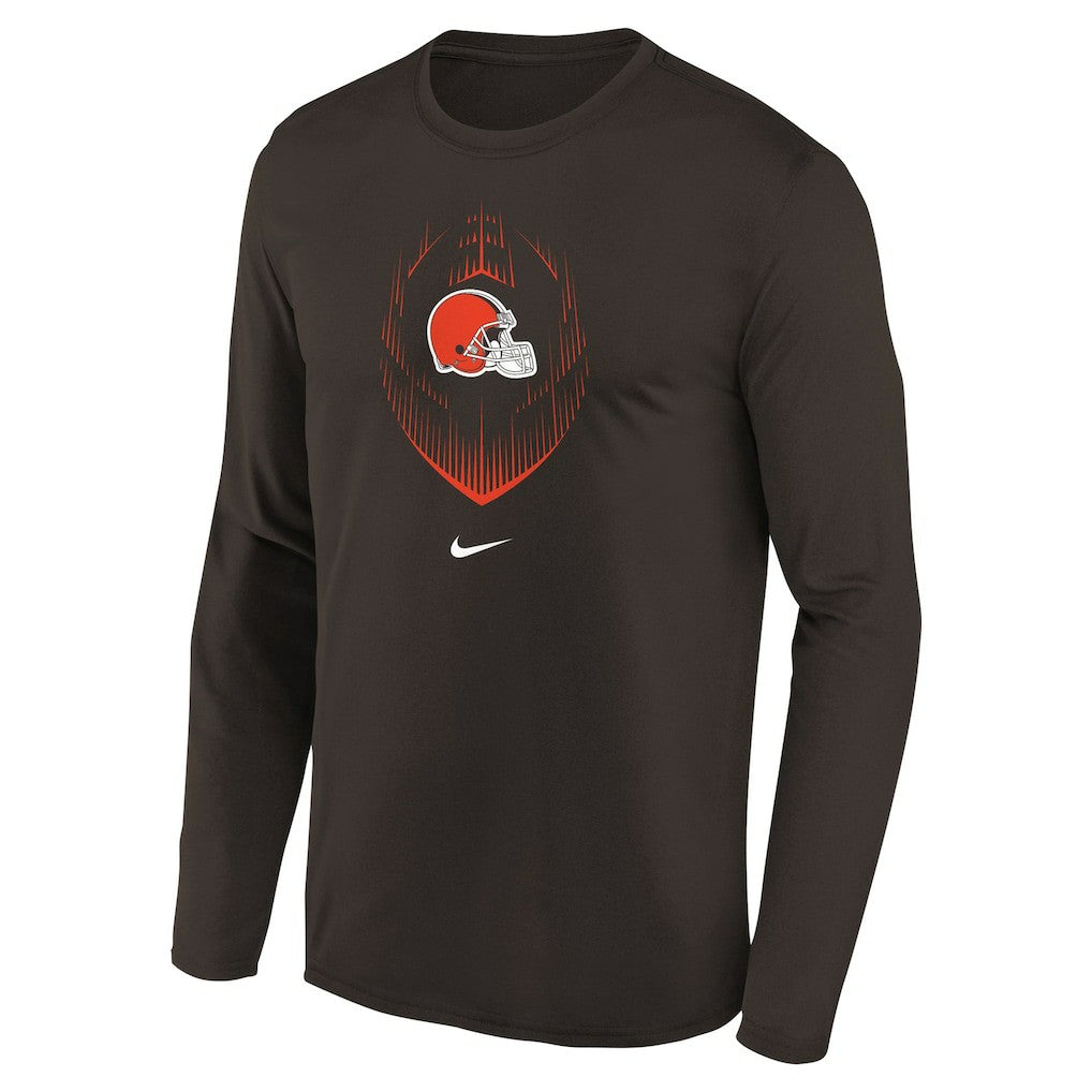 Cleveland Browns Preschool Legend Icon Long Sleeve T-Shirt - Brown discount