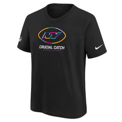 New York Jets Youth 2024 NFL Crucial Catch T-Shirt - Black outlet