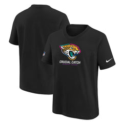 Jacksonville Jaguars Youth 2024 NFL Crucial Catch T-Shirt - Black for sale