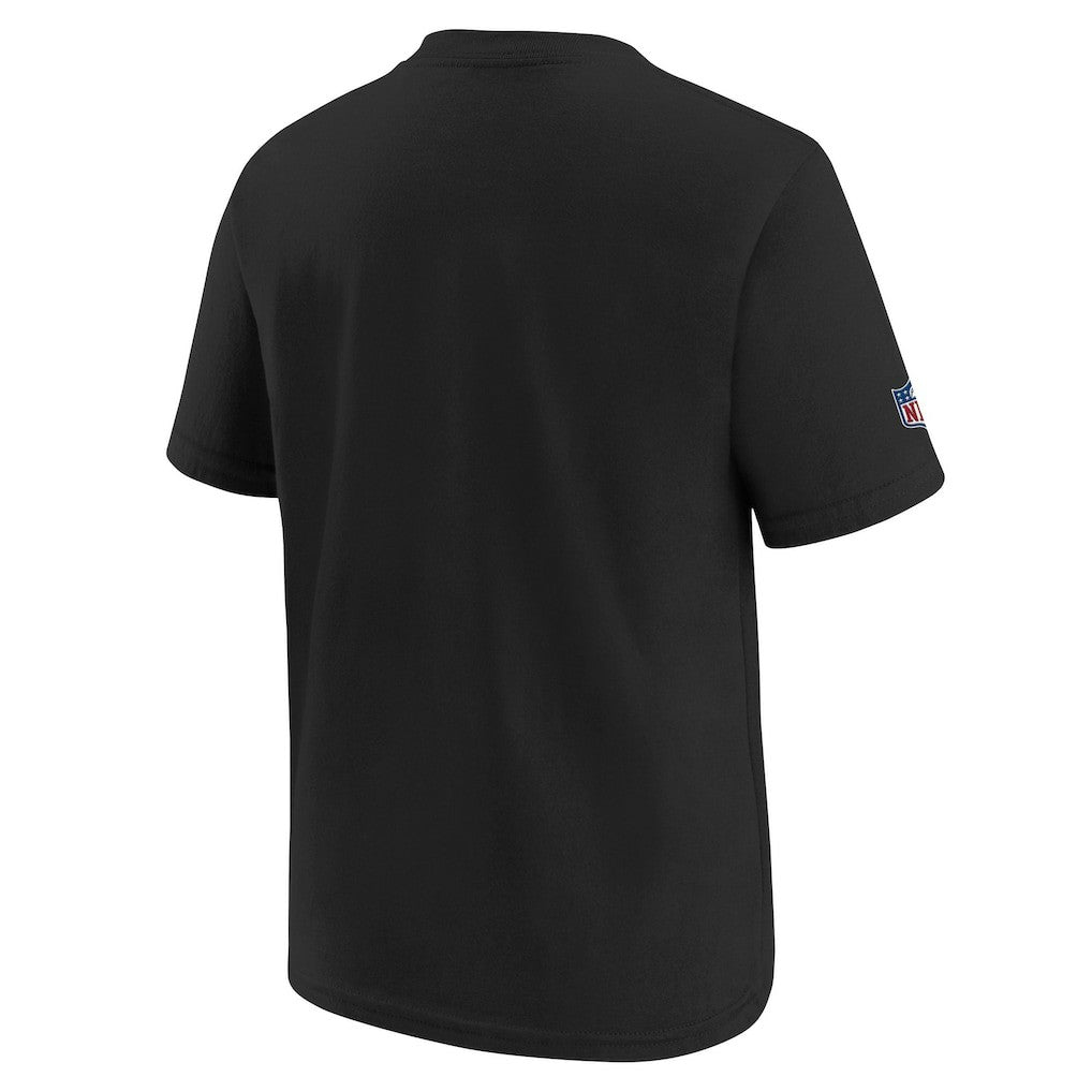 Las Vegas Raiders Youth 2024 NFL Crucial Catch T-Shirt - Black online