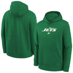 New York Jets Youth Rewind Club Fleece Pullover Hoodie - Kelly Green cheap
