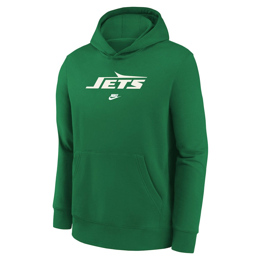 New York Jets Youth Rewind Club Fleece Pullover Hoodie - Kelly Green cheap