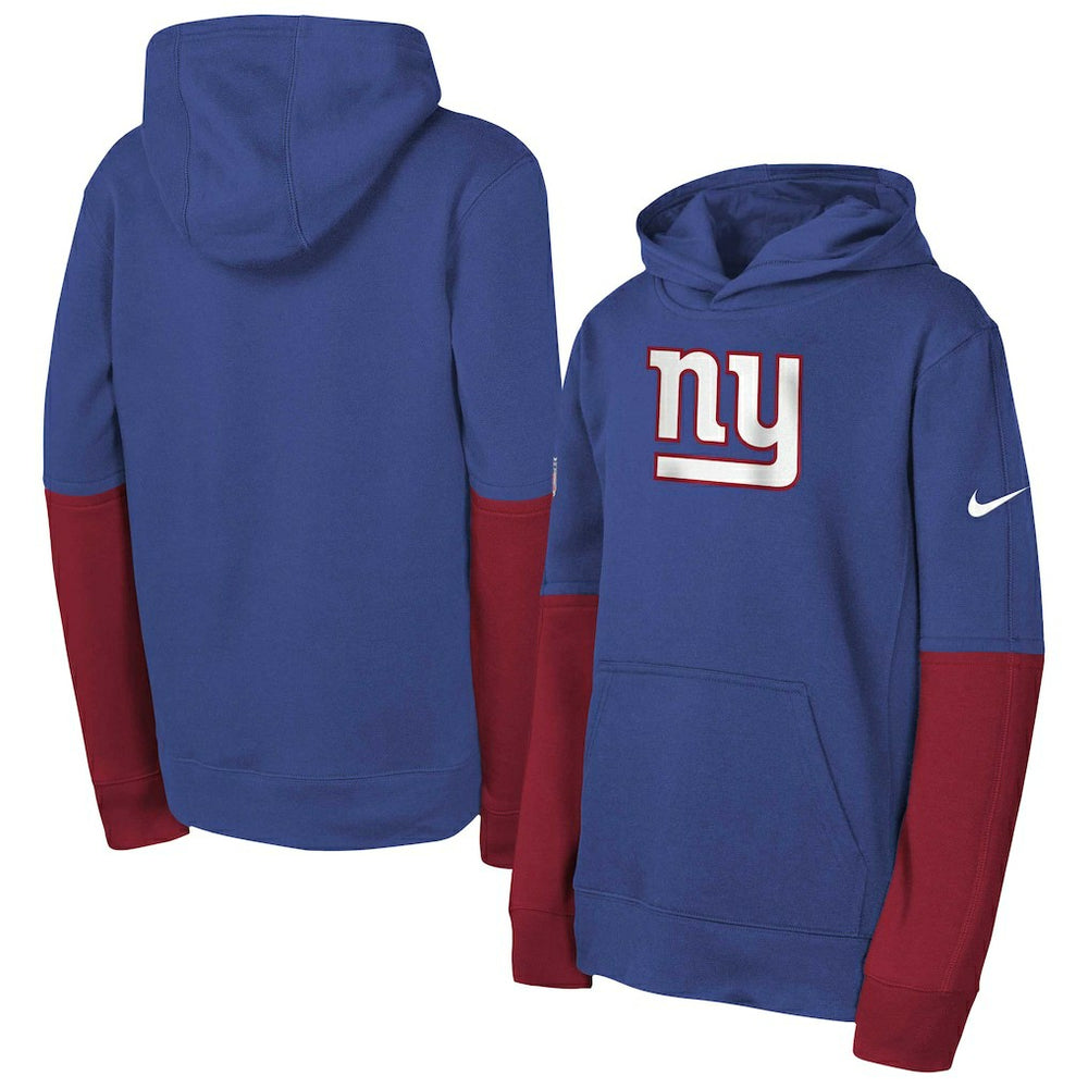 New York Giants Youth Club Pullover Hoodie - Royal sale