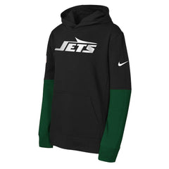 New York Jets Youth Club Pullover Hoodie - Black online
