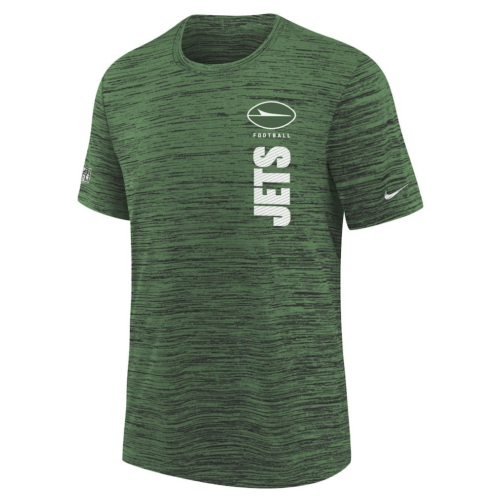 New York Jets Youth Sideline Velocity Performance T-Shirt - Green on sale