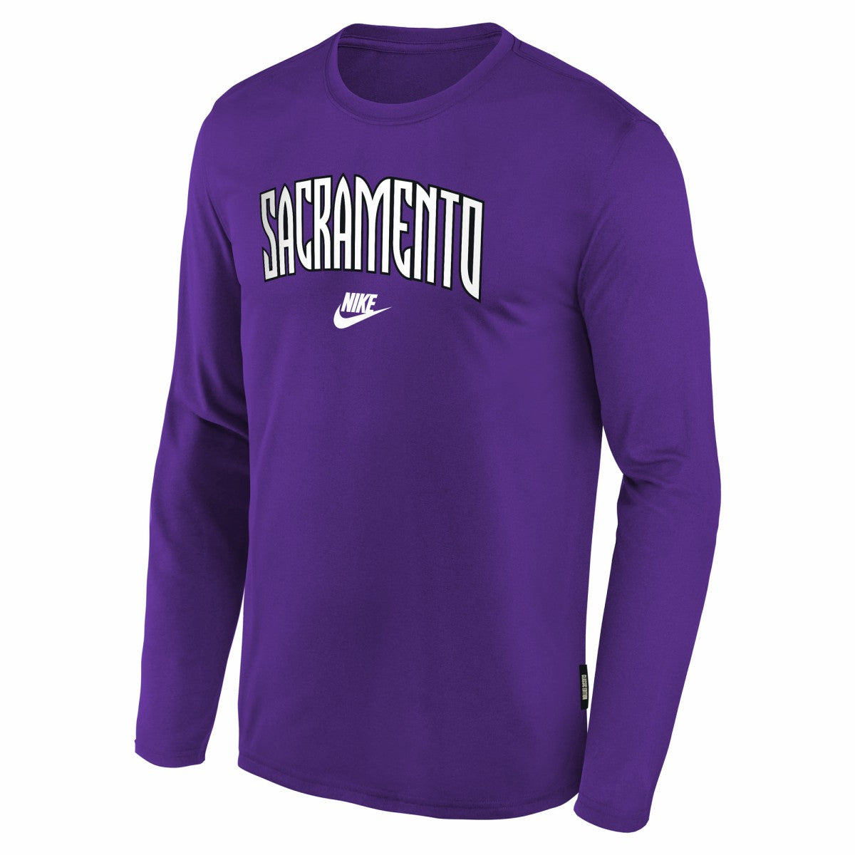 Sacramento Kings Youth Hardwood Classics Long Sleeve T-Shirt - Purple on sale