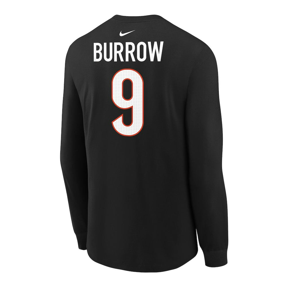 Joe Burrow Cincinnati Bengals Youth Player Name & Number Long Sleeve T-Shirt - Black cheap