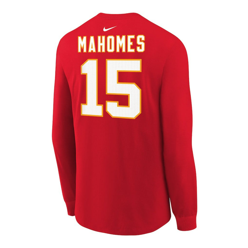 Patrick Mahomes Kansas City Chiefs Youth Player Name & Number Long Sleeve T-Shirt - Red discount