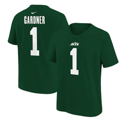 Ahmad Sauce Gardner New York Jets Youth Player Name & Number T-Shirt - Green online