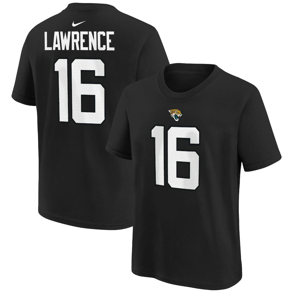 Trevor Lawrence Jacksonville Jaguars Youth Player Name & Number T-Shirt - Black online