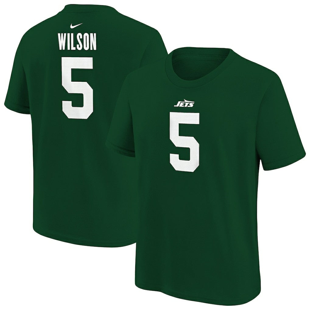 Garrett Wilson New York Jets Youth Player Name & Number T-Shirt - Green online