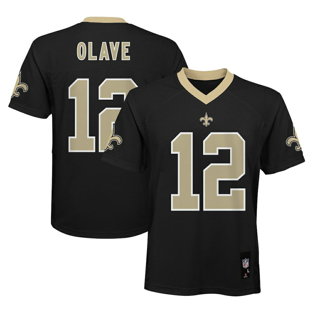 Chris Olave New Orleans Saints Youth Replica Player Jersey - Black discount