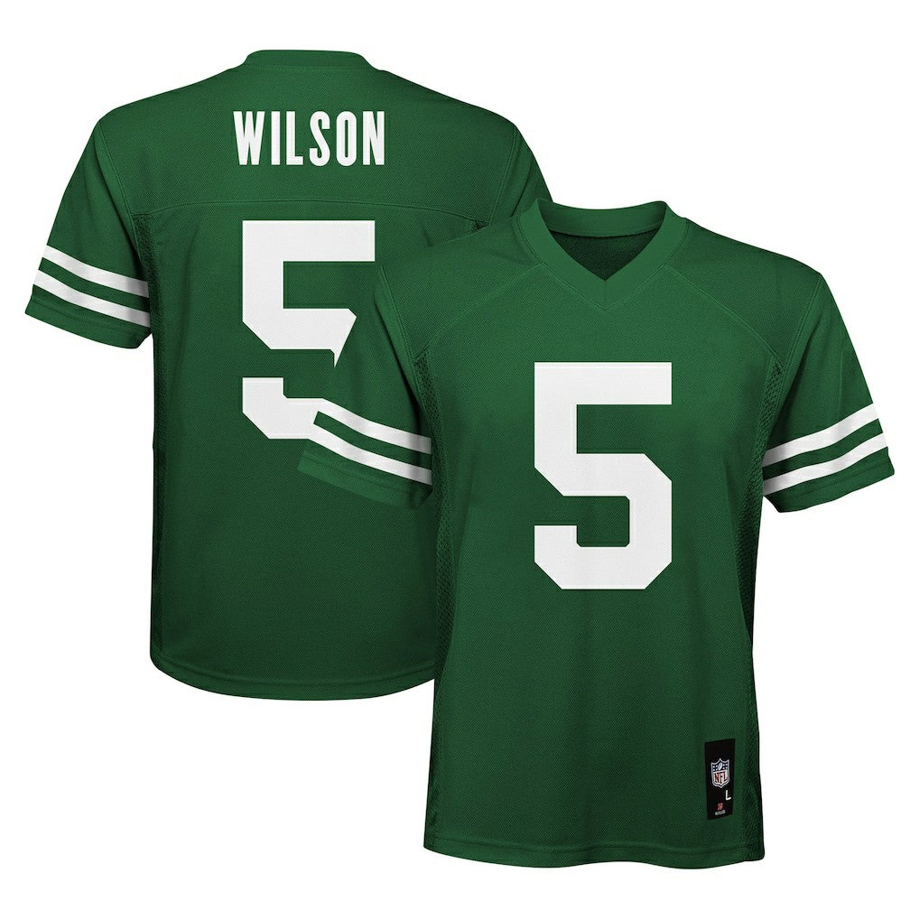 Garrett Wilson New York Jets Youth Replica Player Jersey - Legacy Green sale