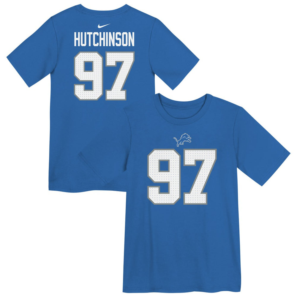 Aidan Hutchinson Detroit Lions Preschool Player Name & Number T-Shirt - Blue sale