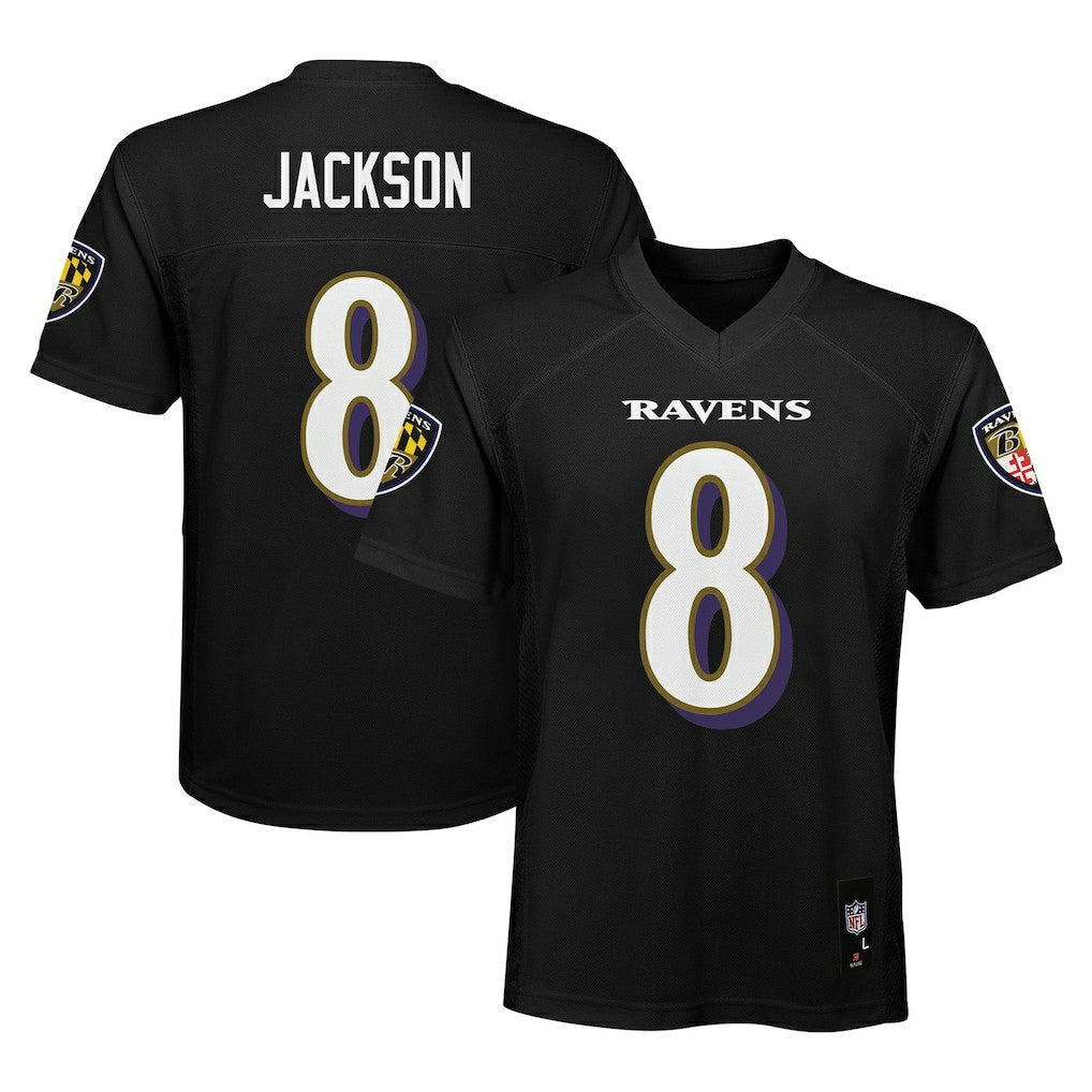 Lamar Jackson Baltimore Ravens Preschool Replica Player Jersey - Black cheap