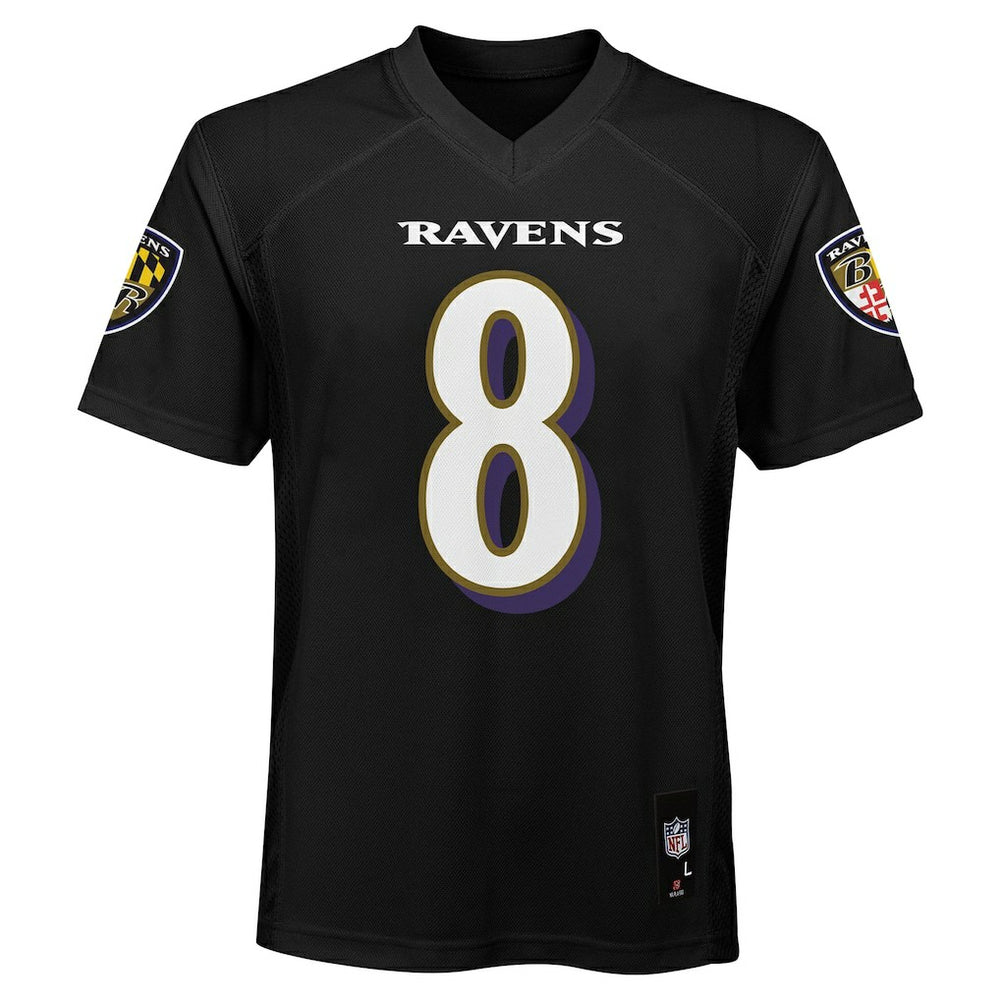 Lamar Jackson Baltimore Ravens Preschool Replica Player Jersey - Black cheap
