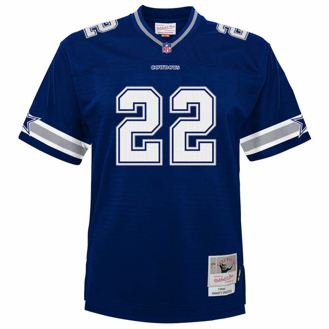 Emmitt Smith Dallas Cowboys Youth 1996 Legacy Jersey - Navy on sale