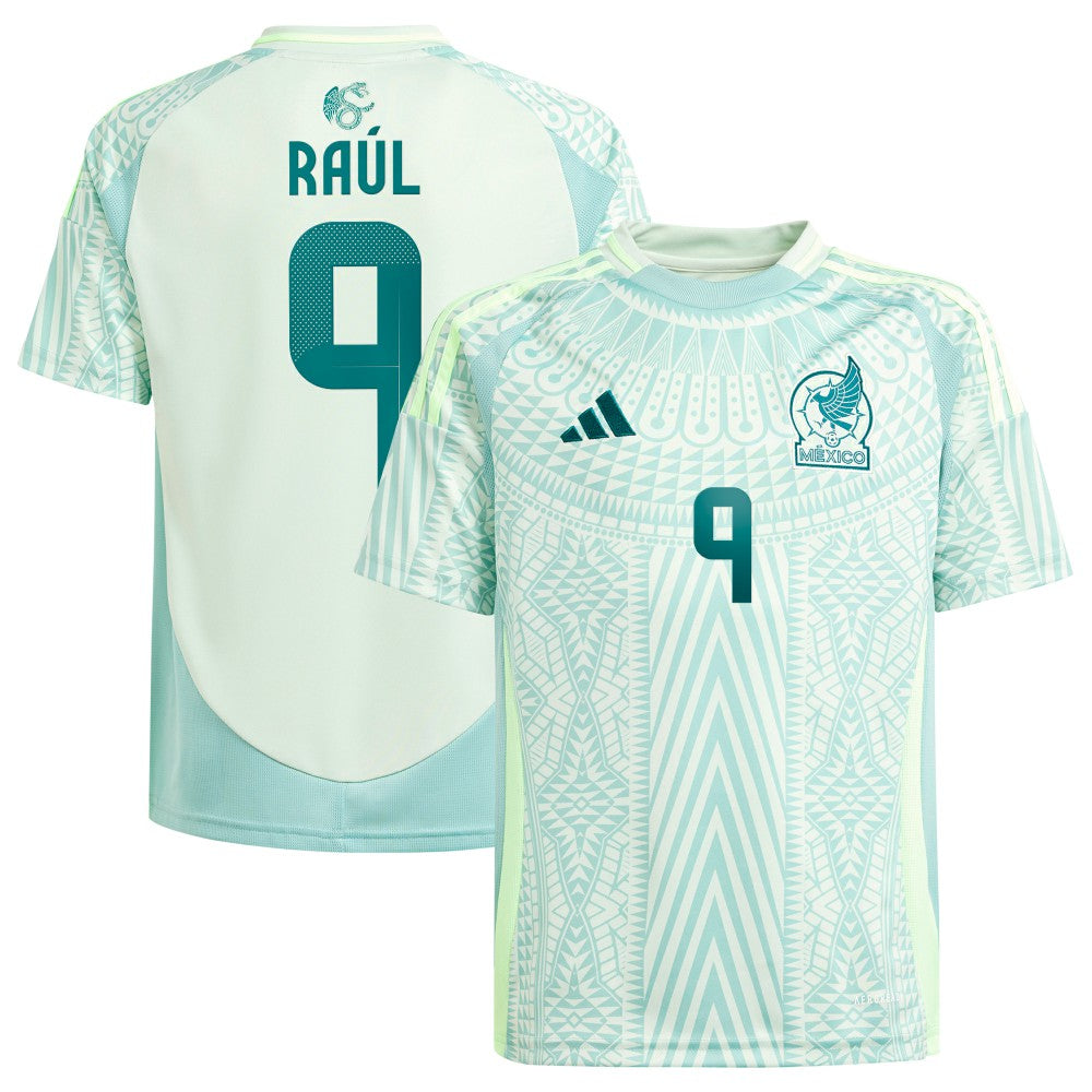 Raul Jimenez Mexico National Team Youth 2024 Away Replica Player Jersey - Green cheap