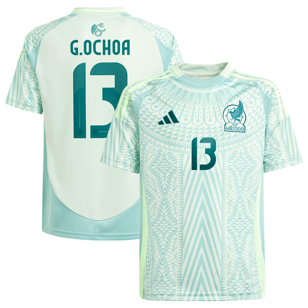 Guillermo Ochoa Mexico National Team Youth 2024 Away Replica Player Jersey - Green discount