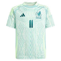 Santiago Giménez Mexico National Team Youth 2024 Away Replica Player Jersey - Green sale