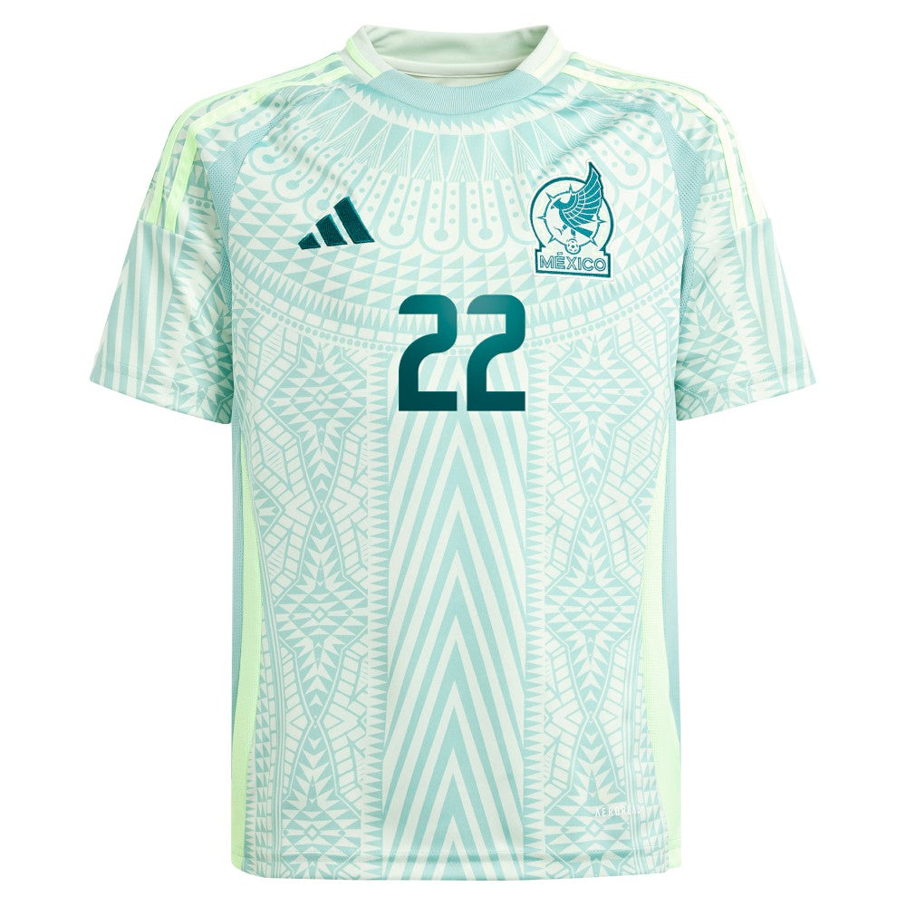 Hirving Lozano Mexico National Team Youth 2024 Away Replica Player Jersey - Green shop