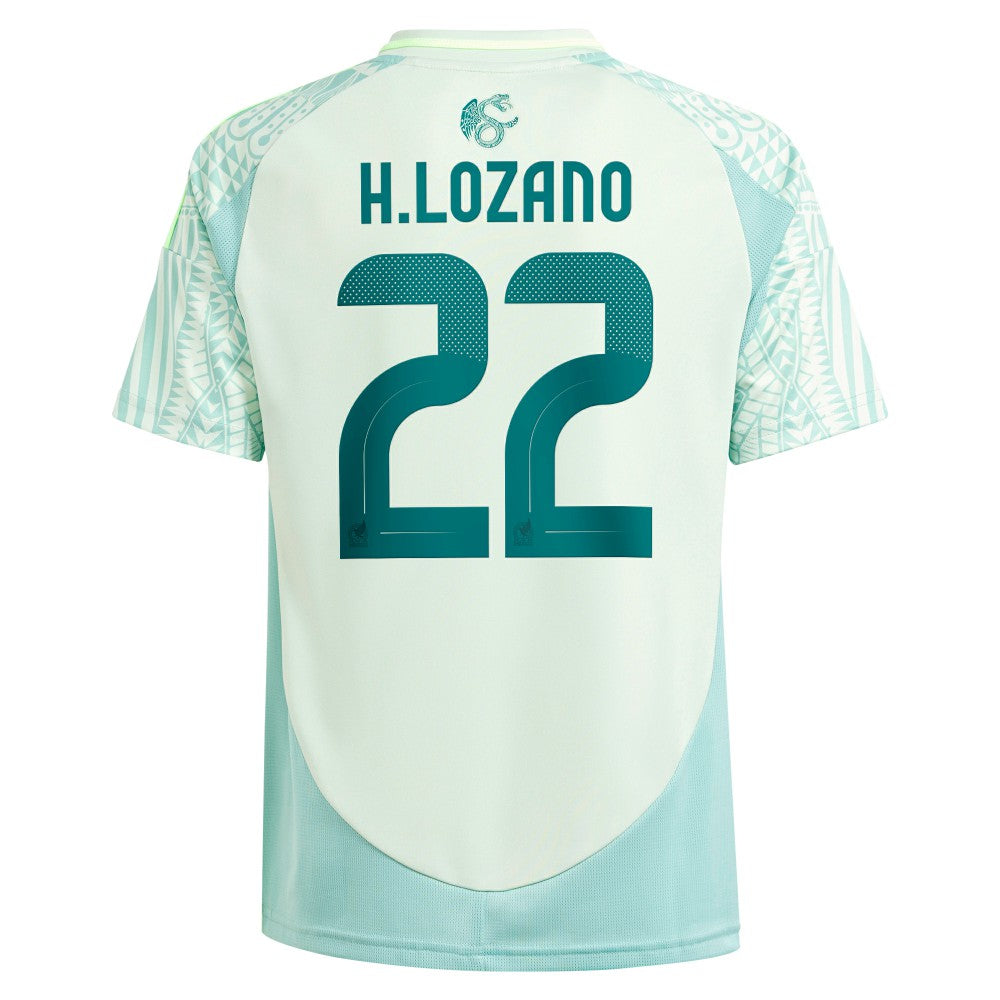 Hirving Lozano Mexico National Team Youth 2024 Away Replica Player Jersey - Green shop