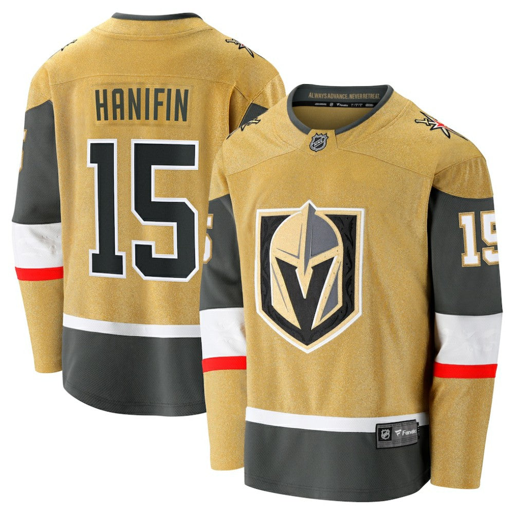 Noah Hanifin Vegas Golden Knights Fanatics Home Breakaway Jersey - Gold Jerseys