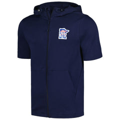 Minnesota Twins Levelwear Recruit Short Sleeve Full-Zip Hoodie Navy