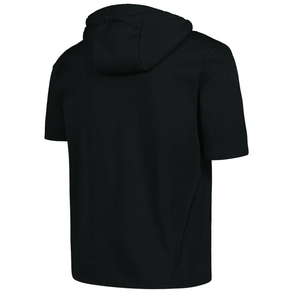 St. Louis Cardinals Levelwear Recruit Short Sleeve Full-Zip Hoodie Black