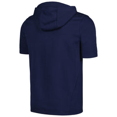 Cleveland Guardians Levelwear Recruit Short Sleeve Full-Zip Hoodie Navy