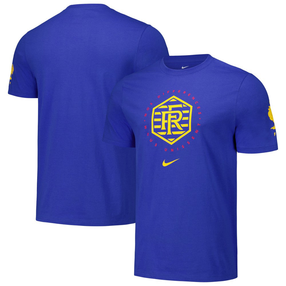 France National Team Localized Core Cotton T-Shirt - Royal outlet