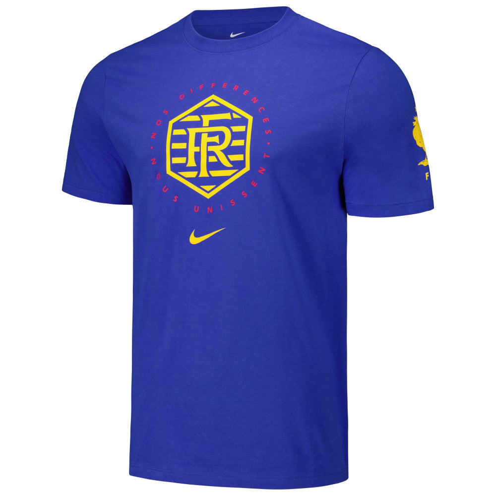 France National Team Localized Core Cotton T-Shirt - Royal outlet