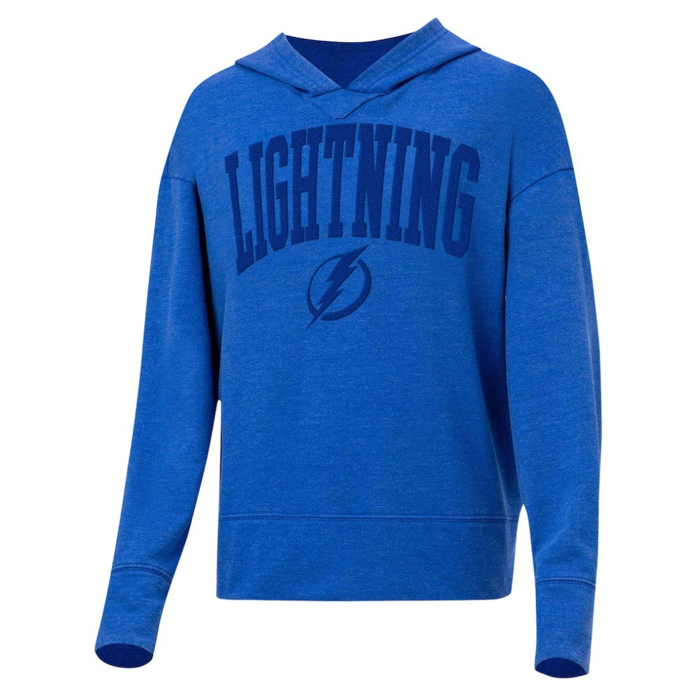 Tampa Bay Lightning Concepts Sport Women's Volley Pullover Hoodie - Blue Hoodies