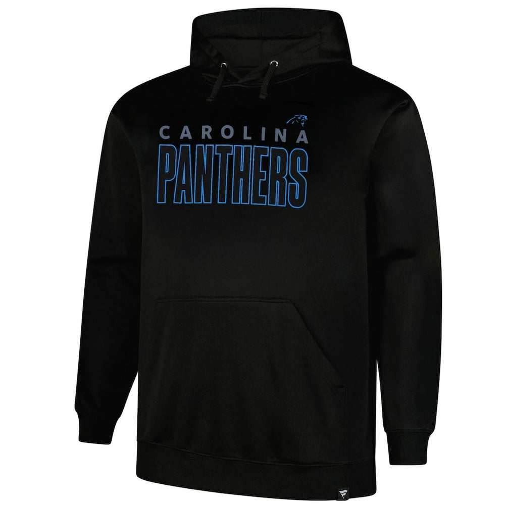Carolina Panthers Big & Tall Fleece Pullover Hoodie - Black cheap