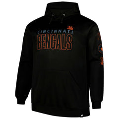 Cincinnati Bengals Big & Tall Fleece Pullover Hoodie - Black outlet