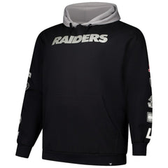 Las Vegas Raiders Big & Tall Patched Out Pullover Hoodie - Black sale